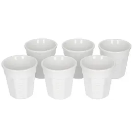 Bialetti Espressotasse 0,09 l Weiß 6 St.