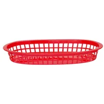 HENDI Servierkörbe, im Fastfood-stil, rot 6 Stk., 272x175x(H)38mm,