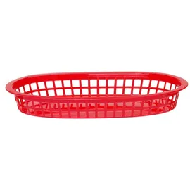 HENDI Servierkörbe, im Fastfood-stil, rot 6 Stk., 272x175x(H)38mm,