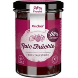 Xucker Fruchtaufstrich Rote Früchte, mit Xylit, 74% Frucht, ohne Zuckerzusatz, 220g