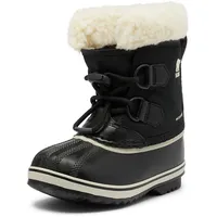 Sorel KIDS YOOT PAC NYLON WATERPROOF Schneestiefel für Unisex Baby, Schwarz (Black) - Children, 25 EU