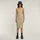 G-Star Asymmetric Zip Kleid Beige M
