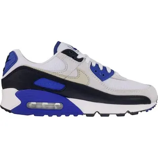 Air Max 90 Herren Premium White/Racer Blue/Black/Khaki 43