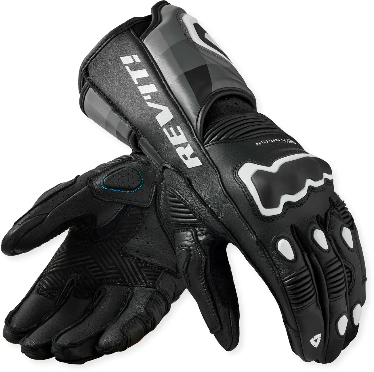 Revit Quantum 3, gants - Noir/Blanc - S
