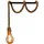 Lumisky Solar-Hängeleuchte Seil 2 m LED-Lampe beige