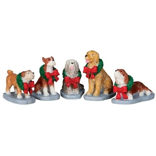 Lemax - Christmas Pooch, Set of 5