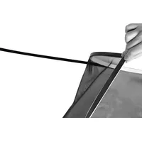 Trendline Fliegenschutz-Magnetfenster 100 x 210 cm weiß/weiß kürzbar