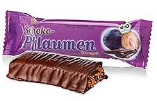 Barretta di cioccolato e prugne bio - 40 g