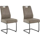Hela »Lena«, (Set), 2 St., Microfaser VINTAGE, 1, 2 und 4 Stück, mit Federkern Polsterung, Schwingstuhl