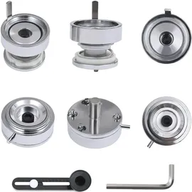 vidaXL Buttonmaschine 500 Button-Teile 44 mm
