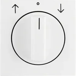 Drehknopf Jalousie polws glz Pfeile Symbol Pfeile