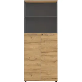 Germania Agenda Aktenschrank 80 x 40 x 197 cm grau