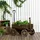 Outsunny Hochbeet im Holzwagen-Design 120 x 53 x 55 cm Verkohlt