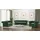 s-style möbel CHESTERFIELD-SOFA 2-Sitzer Nyx Flasche grün Samt