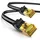 CSL - 5m CAT 7 Netzwerkkabel Flach und Dünn - Lan Kabel für 10 Gigabit High Speed, Internetkabel, Flachbandkabel, Verlegekabel - 10 Gbps Cat.7 RJ45 Kabel für Switch Router Modem PC, 5 Meter Schwarz