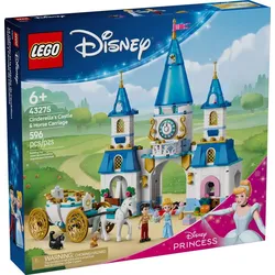 LEGO® Disney Princess 43275 Cinderellas Schloss und Pferdekutsche