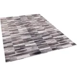 Pergamon Kunstfaser Patchwork Tierfell Stripes 160 x 230 cm Beige/Braun