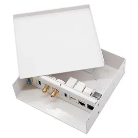 NANOCABLE 10.35.0003 - Multimedia Wandanschlussdose VGA+HDMI+JACK3.5+RCA+USB3.0+USB2.0+2xRJ45, weiß