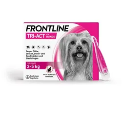 FRONTLINE TRI-ACT - Hund XS 2-5 kg 3 St