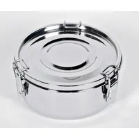 Basic Nature Food Container Edelstahl grau/schwarz 0,5 l