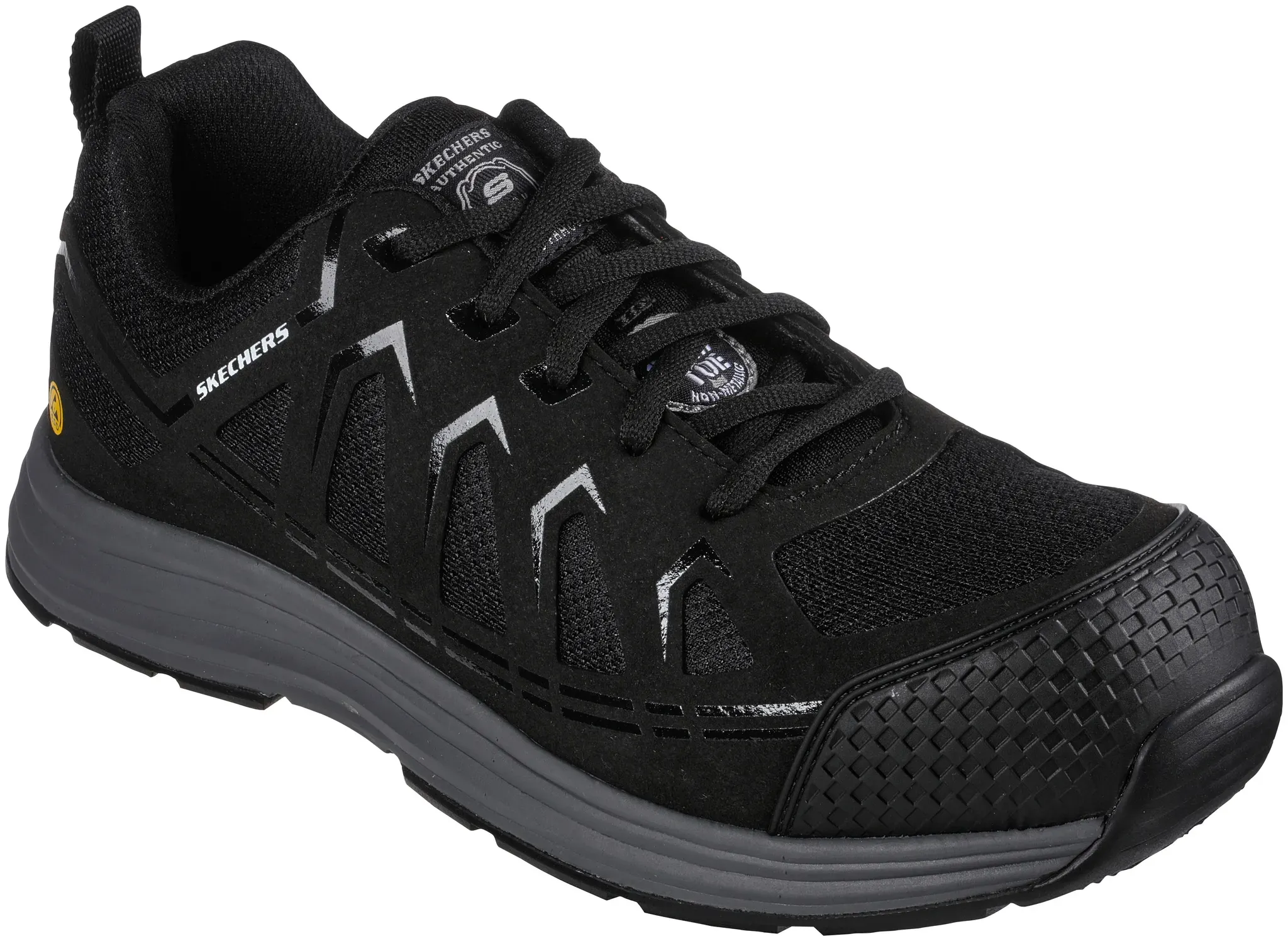 Skechers Sicherheitsschuh »MALAD II«, S1 P ESD, leicht und sportlich, durchtrittsicher, bequem, atmungsaktiv Skechers schwarz 42