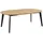 VCM Georgetown Ø 198 x 74,5 cm schwarz