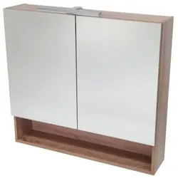 Naturel Vario Dekor Spiegelschrank 75x68,6 cm VARIOG75DB