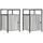 vidaXL Nachtschrank 2 Stk. 40 x 42 x 60 cm Grau