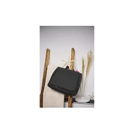 Reisenthel toiletbag XL schwarz - praktischer Kulturbeutel mit Haken, wasserabweisendes Material