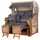 Mr. Deko bene,iving Strandkorb Komplettset Ammersee Grande XL Teak PE shell Modell 500 inkl. Liftersystem
