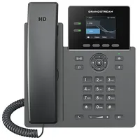 Grandstream GRP2610P IP-Telefon, Schwarz, Kabelgebundenes Mobilteil, Tisch/Wand...