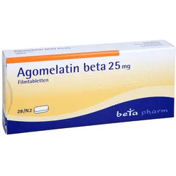 Agomelatin beta 25 mg Filmtabletten 28 St