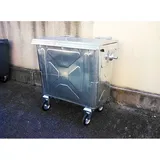 1000-liter-abfalleimer Aus Stahl Für Die Sammlung Von Empfindlichen Abfällen - 211006