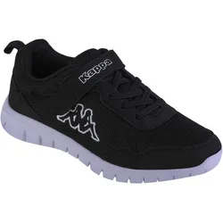 Kappa Unisex Kinder Sneaker Turnschuh 260982K 1110 Black/white 34