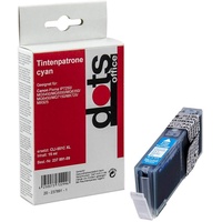 dots cyan Druckerpatrone kompatibel zu Canon CLI-551 XL C