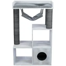 Trixie Kratzbaum mit Regalfunktion 72 x 38 x 110 cm grau