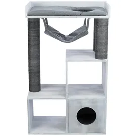 Trixie Kratzbaum mit Regalfunktion 72 x 38 x 110 cm grau
