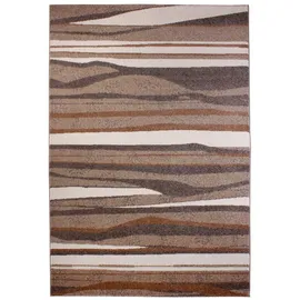 Andiamo Teppich Chelles braun-gestreift, 120 x 170 cm