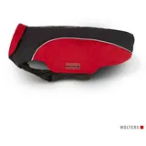 Wolters Hundejacke Regenjacke Easy Rain rot|schwarz 80cm Regulär