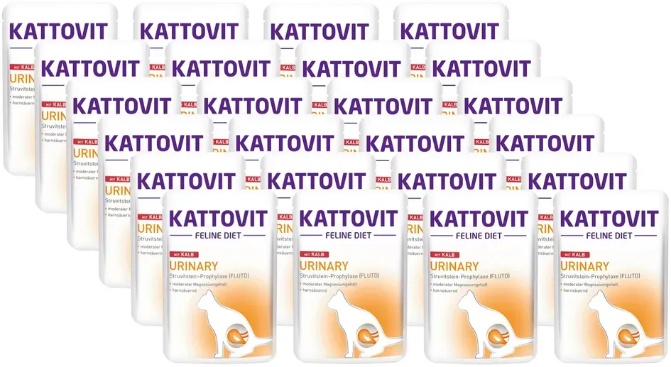 Kattovit Urinary Kalbfleisch 24x85g Beutel (Rabatt für Stammkunden 3%)