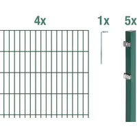 GAH Alberts Doppelstabmatten Set 2,5 x 10 m grün 641238