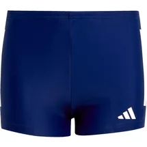adidas 3-Streifen Badehose Dunkelblau/Weiß 152