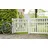 Plus Country Doppeltor 300 x 98 cm weiß