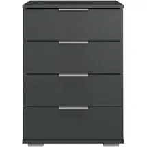 Möbel Boss Nachtschrank Easy Plus 52 x 38 x 74 cm Grau