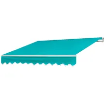 MCW Alu-Markise H790 4x3m Polyester Türkis