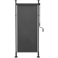 Outsunny Senkrechtmarkise 120 x 220-310cm Balkonsichtschutz mit Sonnenschutz