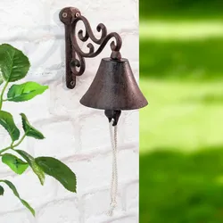 Haushalt International Türglocke Antik-Optik – Vintage-Deko aus Gusseisen, wetterfest