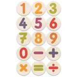 SUNNYSUE 766236 - Ziffern-Rechenzeichen Holzstempel Ziffern mit Rechenzeichen"