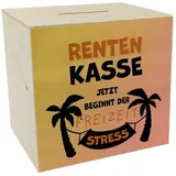 speecheese Rentenkasse Spardose aus Holz