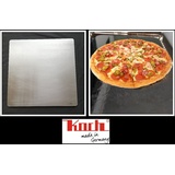 KOCH #109 BACKSTAHL 32 x 32cm Qualität perfekte Pizza + Brot massiv 6mm 4,8 KG